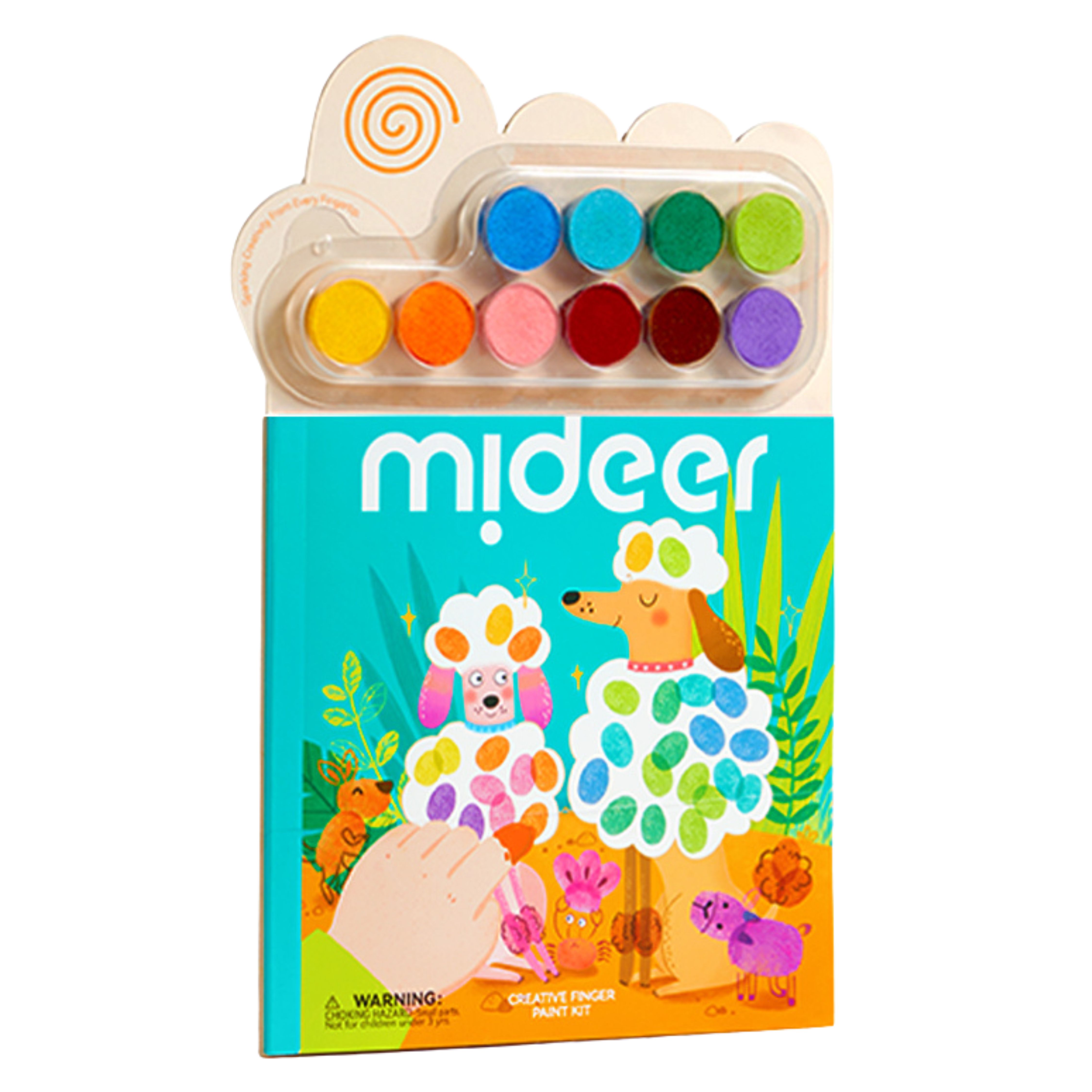 Creative Finger Paint Kit - Animal Party